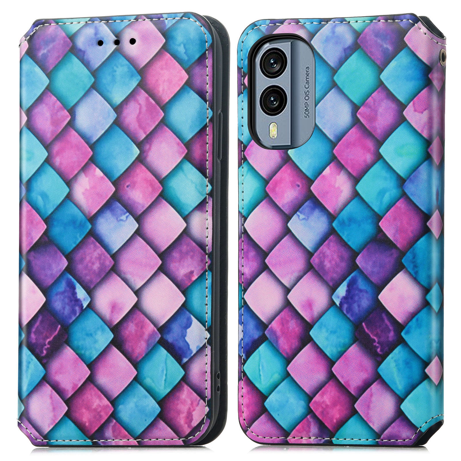 CASENEO 001 Series for Nokia X30 5G RFID Blocking Leather Case Magnetic Auto-absorbed Pattern Printing Phone Stand Wallet Cover CASENEO 001 Series for Nokia X30 5G RFID Blocking Leather Case Magnetic Auto-absorbed Pattern Printing Phone Stand Wallet Cover